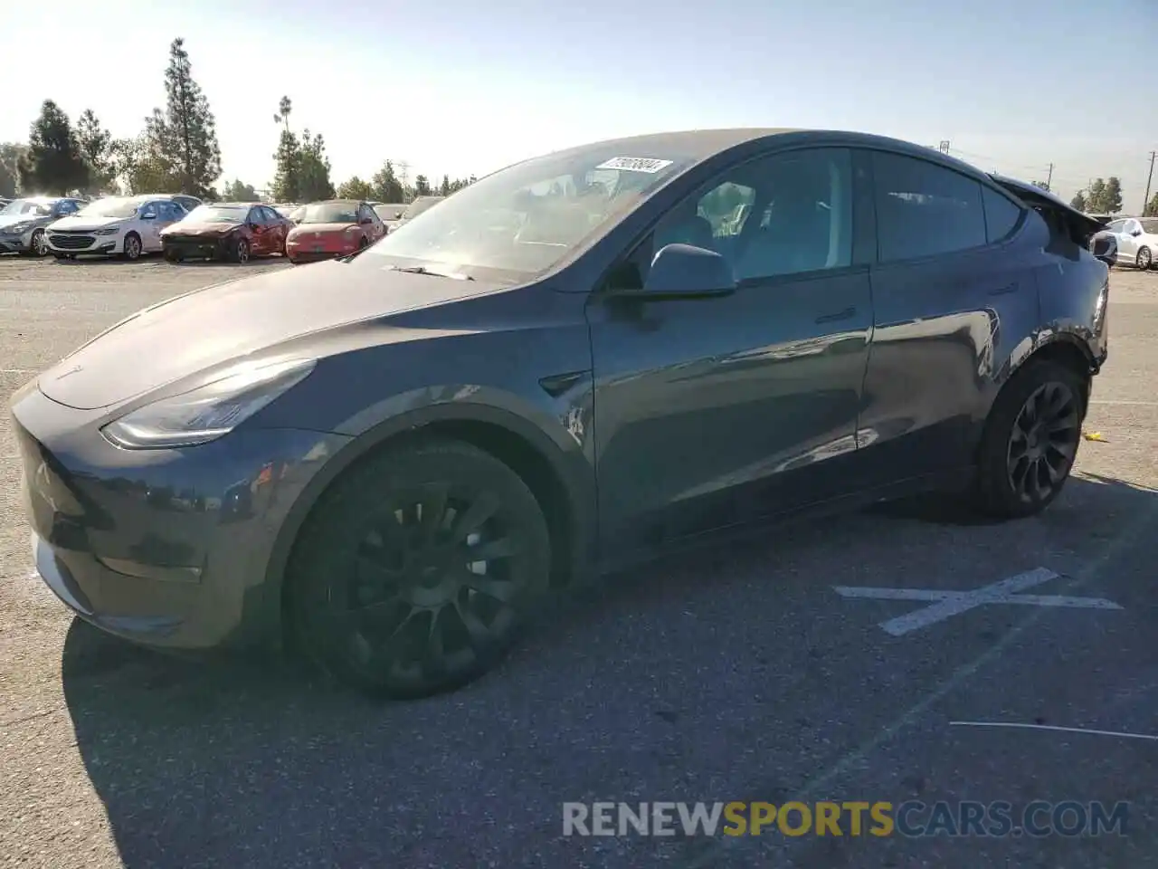 1 Photograph of a damaged car 7SAYGDEE0NF423232 TESLA MODEL Y 2022