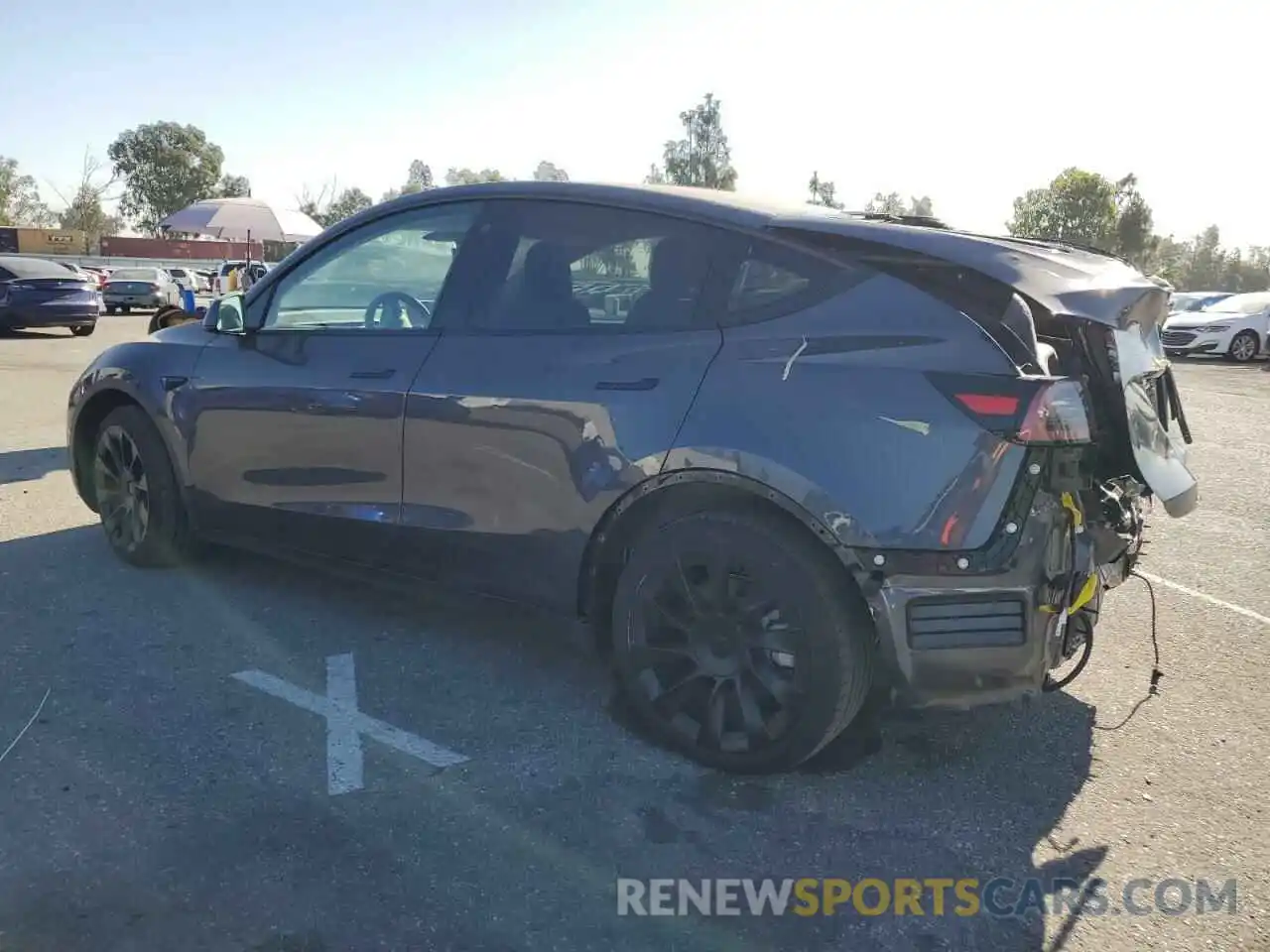 2 Photograph of a damaged car 7SAYGDEE0NF423232 TESLA MODEL Y 2022