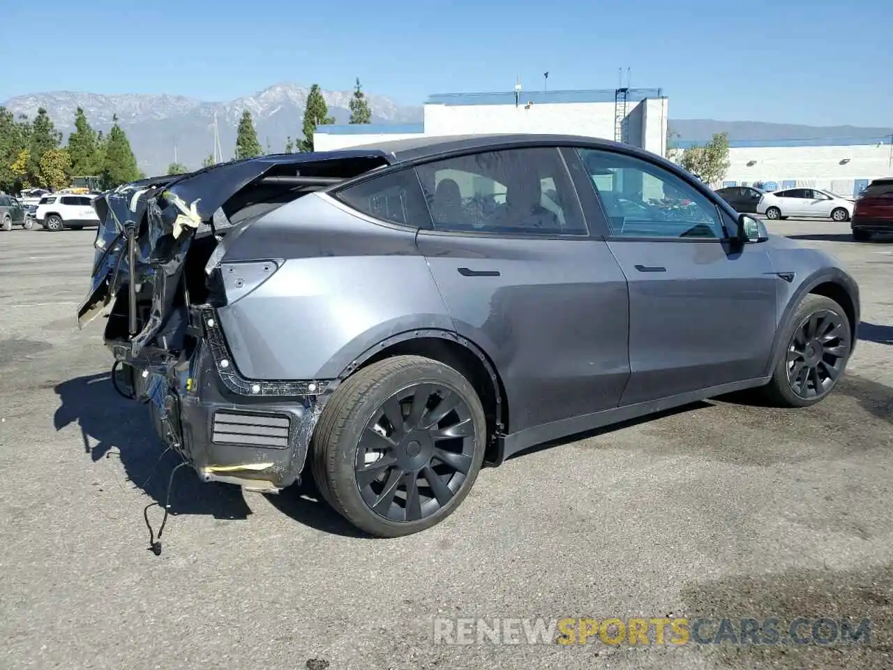 3 Photograph of a damaged car 7SAYGDEE0NF423232 TESLA MODEL Y 2022