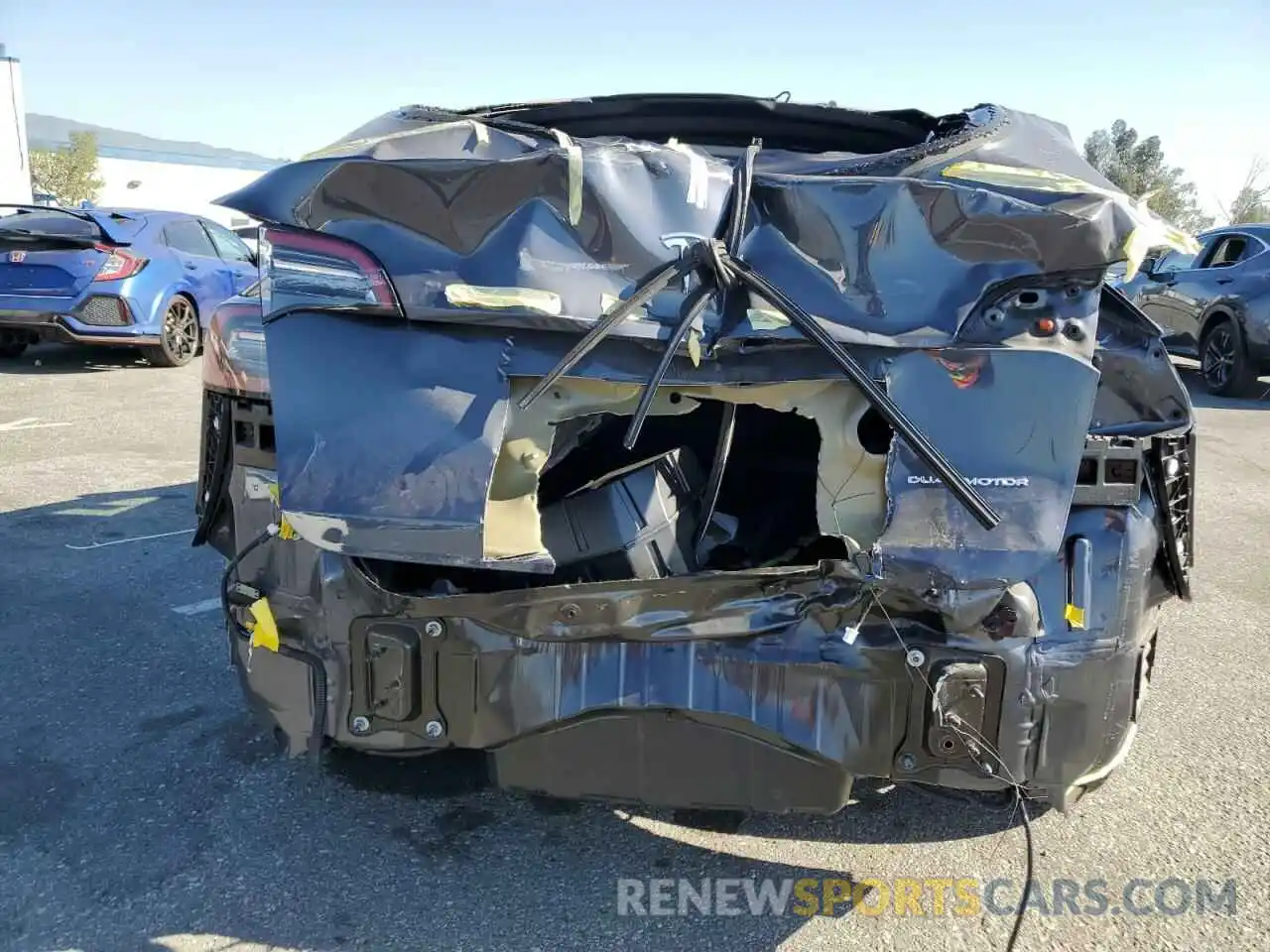 6 Photograph of a damaged car 7SAYGDEE0NF423232 TESLA MODEL Y 2022