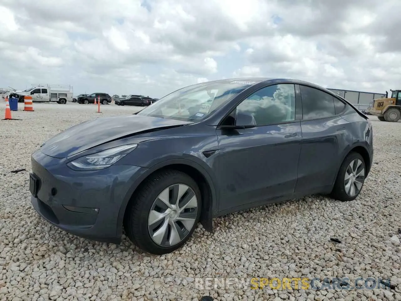 1 Photograph of a damaged car 7SAYGDEE0NF428446 TESLA MODEL Y 2022