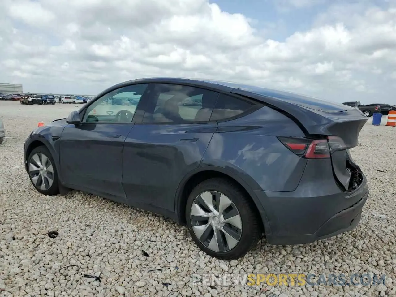2 Photograph of a damaged car 7SAYGDEE0NF428446 TESLA MODEL Y 2022