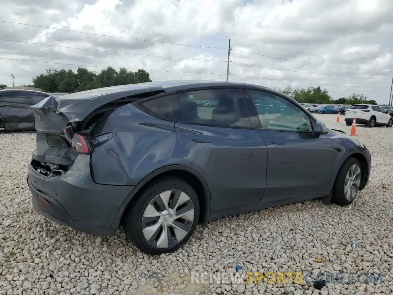 3 Photograph of a damaged car 7SAYGDEE0NF428446 TESLA MODEL Y 2022