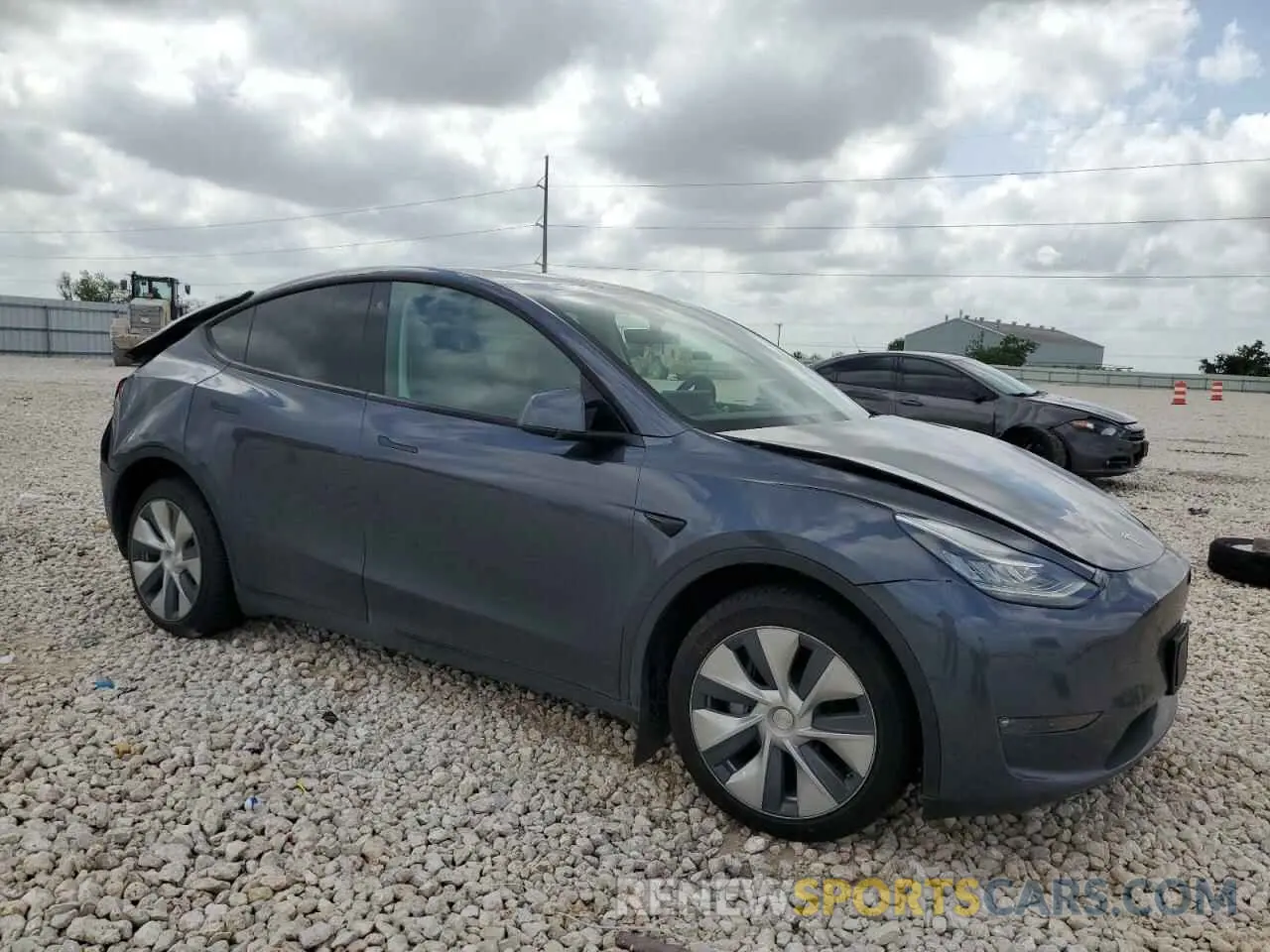 4 Photograph of a damaged car 7SAYGDEE0NF428446 TESLA MODEL Y 2022