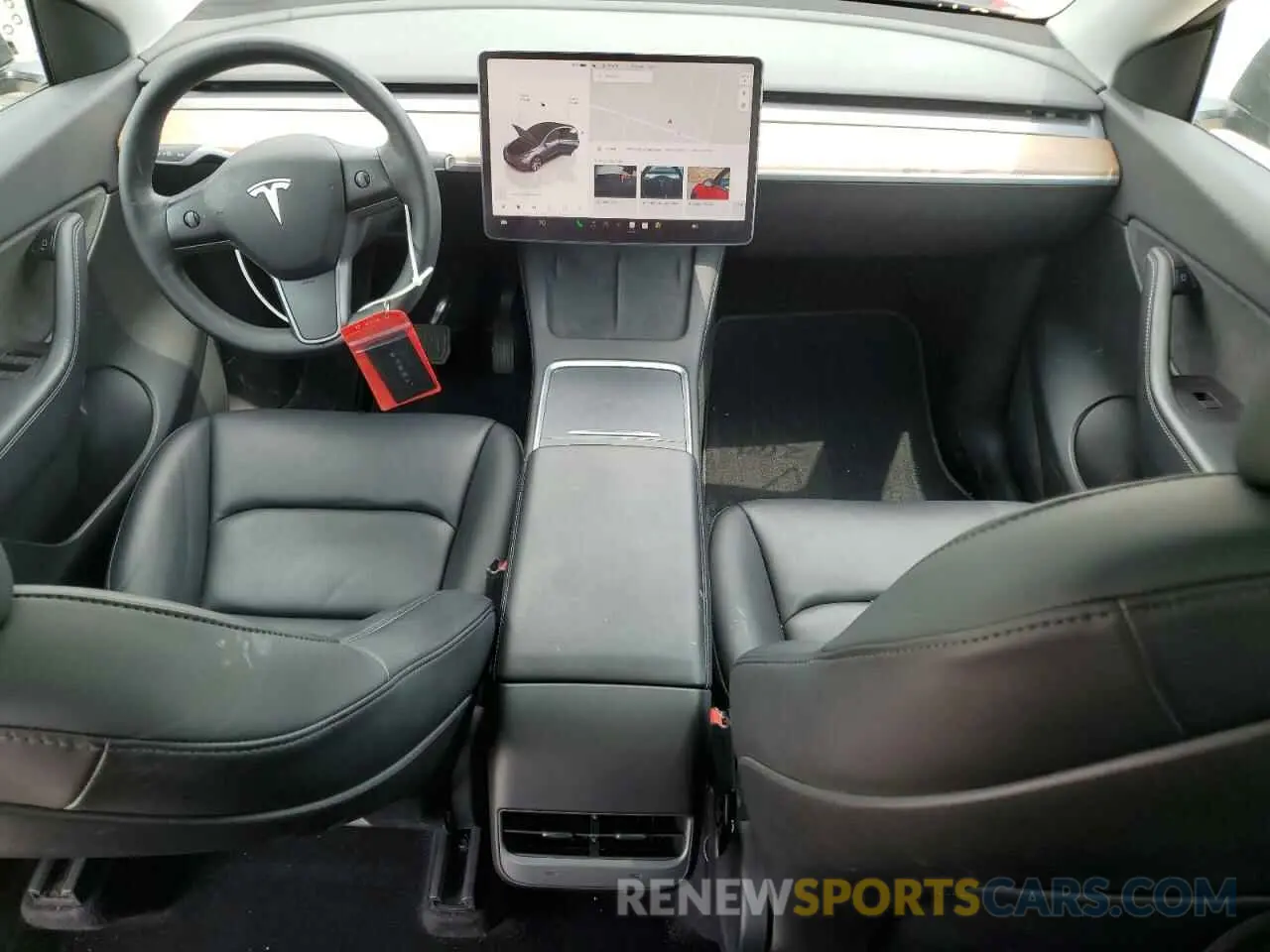 8 Photograph of a damaged car 7SAYGDEE0NF428446 TESLA MODEL Y 2022