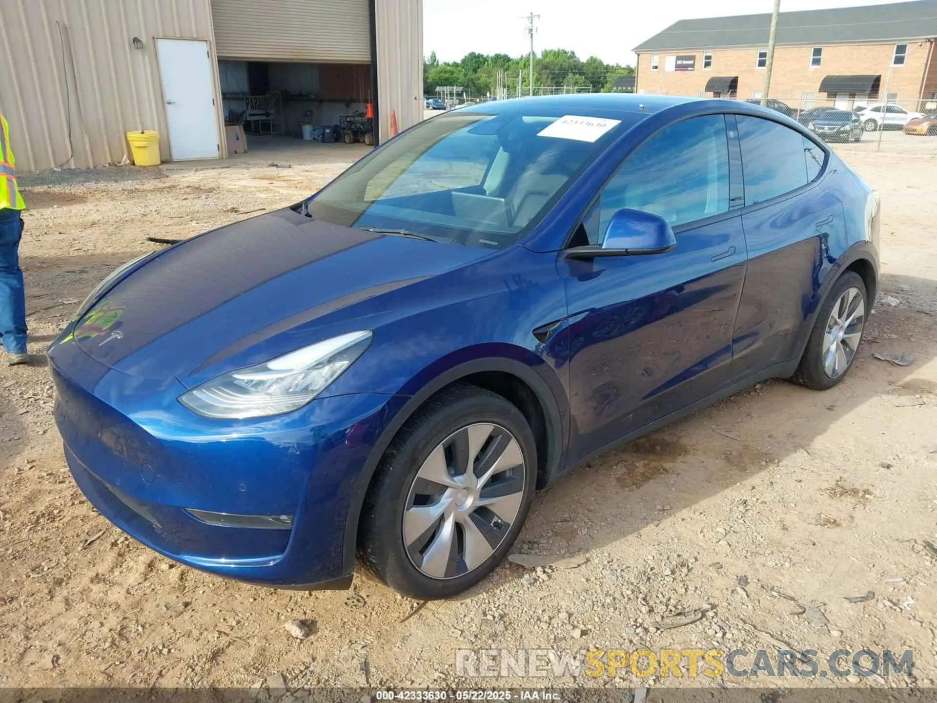 2 Photograph of a damaged car 7SAYGDEE0NF429399 TESLA MODEL Y 2022