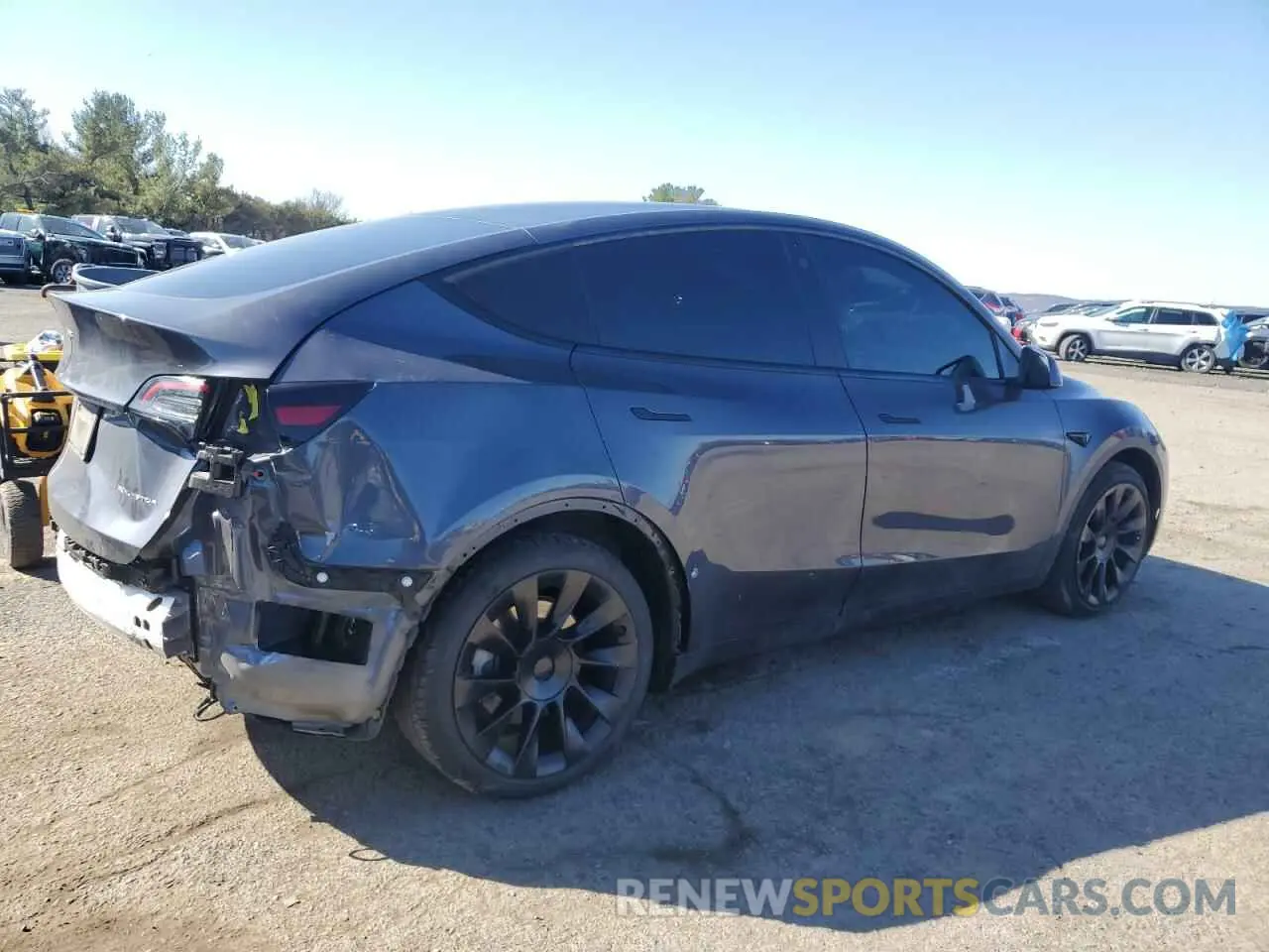 3 Photograph of a damaged car 7SAYGDEE0NF434859 TESLA MODEL Y 2022