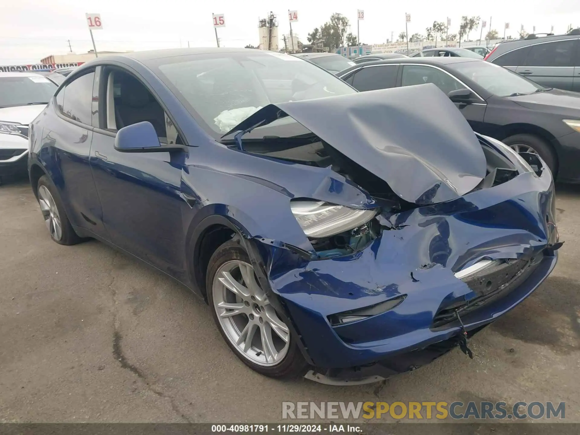 1 Photograph of a damaged car 7SAYGDEE0NF439009 TESLA MODEL Y 2022