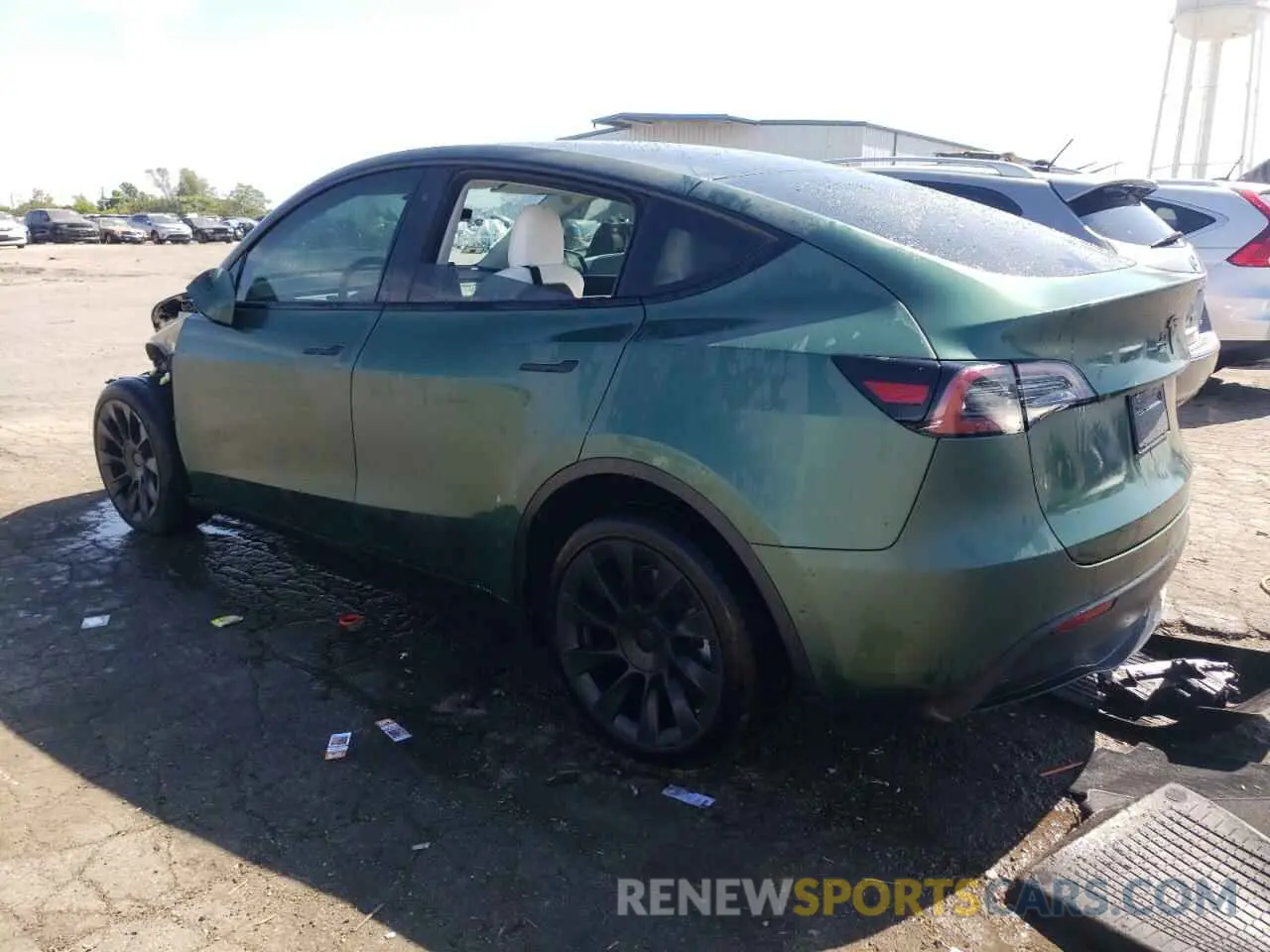 2 Photograph of a damaged car 7SAYGDEE0NF446218 TESLA MODEL Y 2022