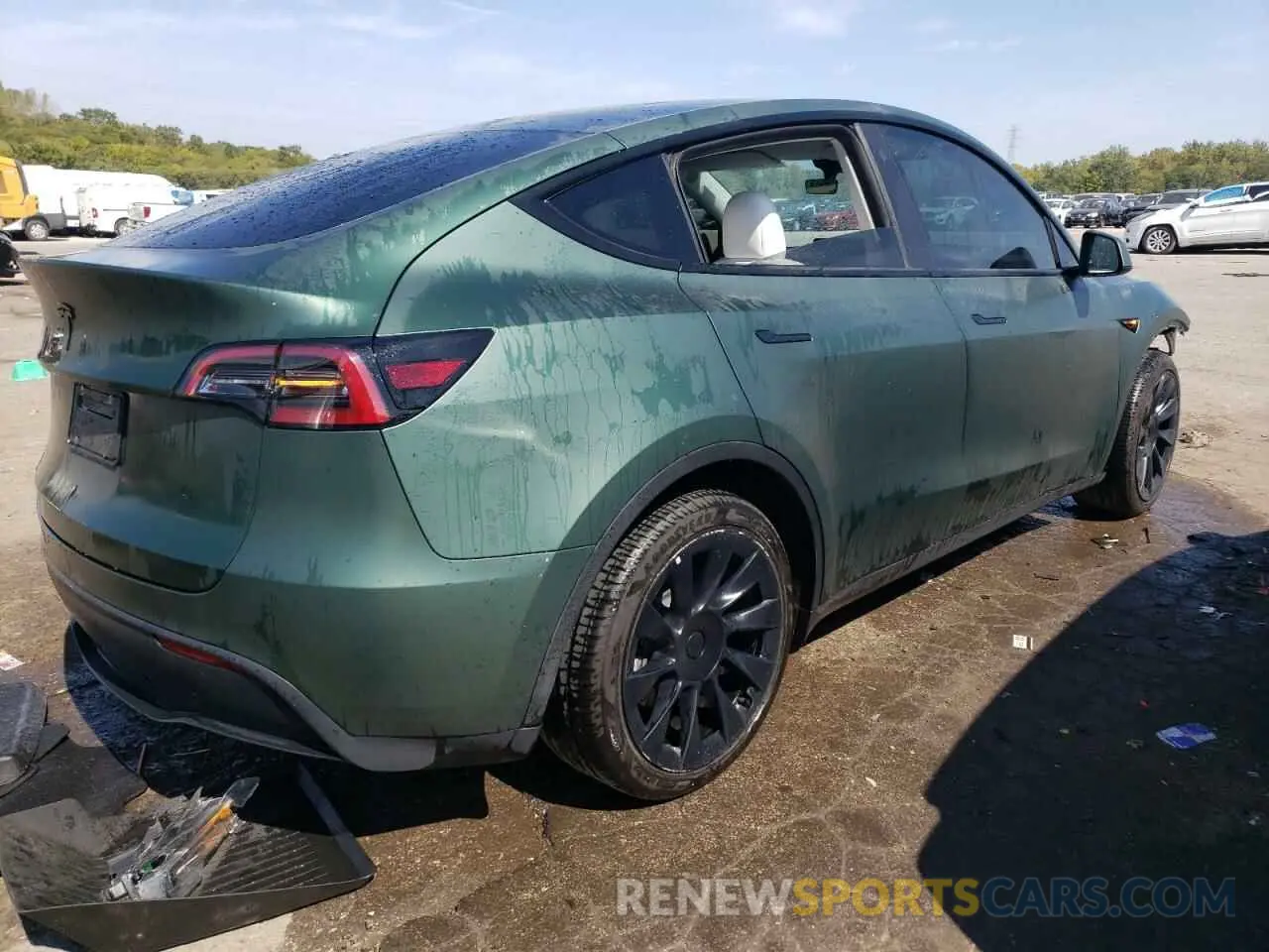 3 Photograph of a damaged car 7SAYGDEE0NF446218 TESLA MODEL Y 2022