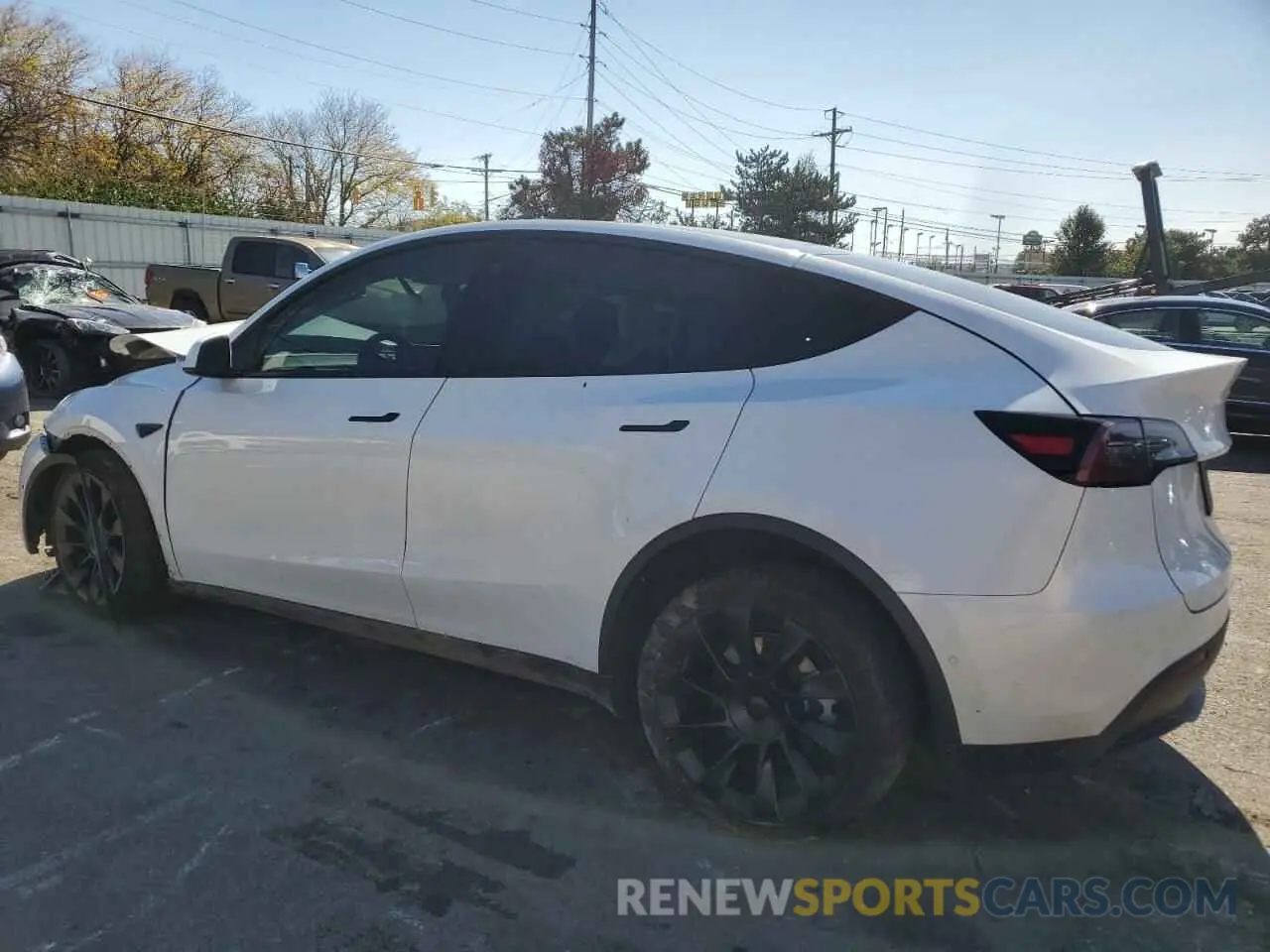 2 Photograph of a damaged car 7SAYGDEE0NF458272 TESLA MODEL Y 2022
