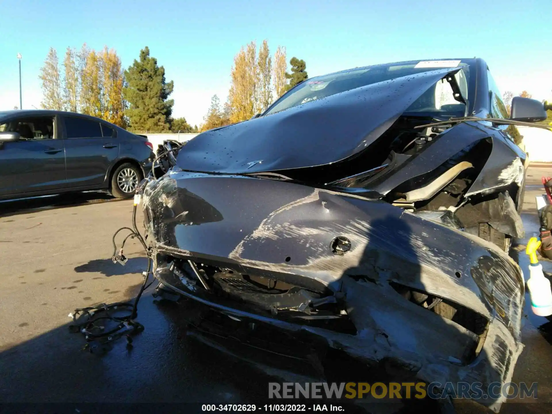 6 Photograph of a damaged car 7SAYGDEE0NF506689 TESLA MODEL Y 2022