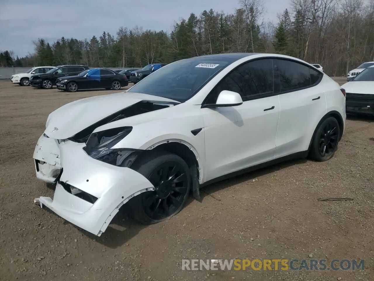 1 Photograph of a damaged car 7SAYGDEE0NF532502 TESLA MODEL Y 2022