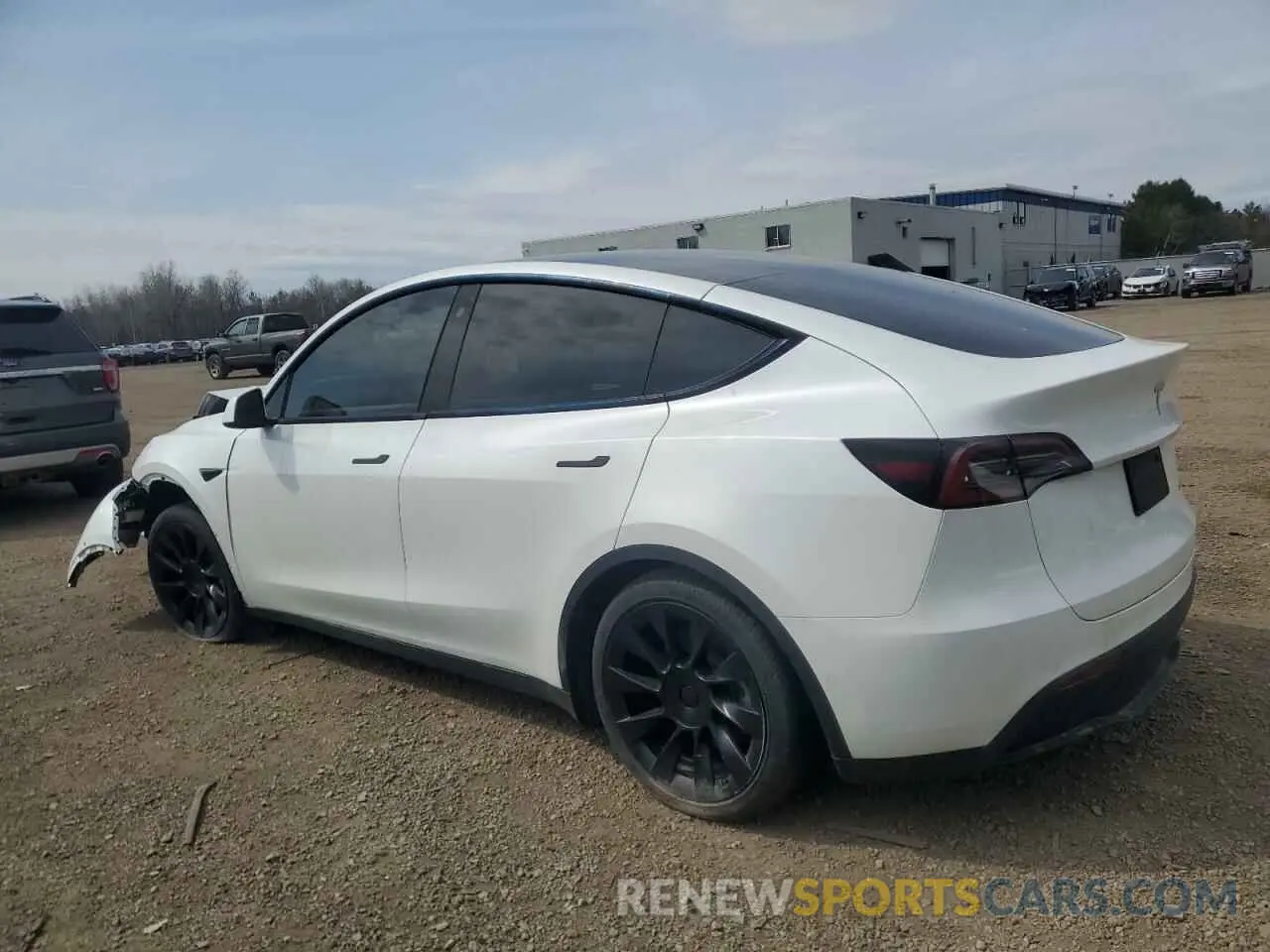 2 Photograph of a damaged car 7SAYGDEE0NF532502 TESLA MODEL Y 2022