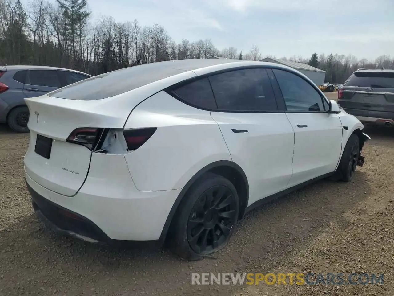 3 Photograph of a damaged car 7SAYGDEE0NF532502 TESLA MODEL Y 2022