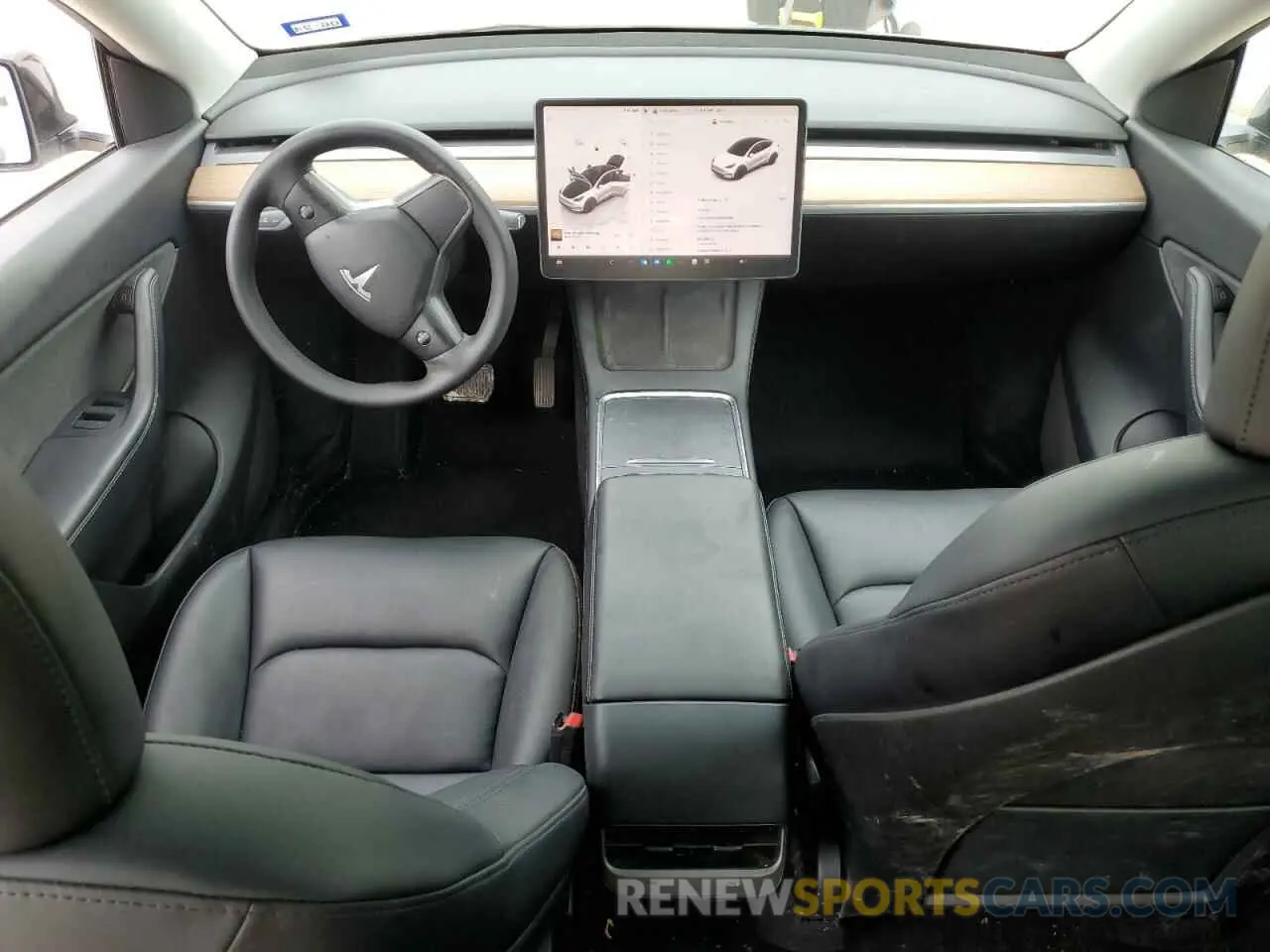 8 Photograph of a damaged car 7SAYGDEE1NA001175 TESLA MODEL Y 2022
