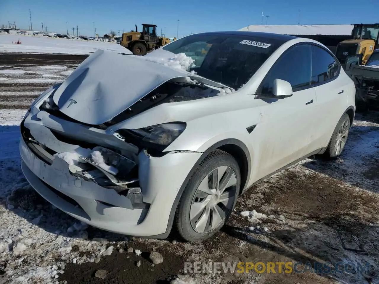 1 Photograph of a damaged car 7SAYGDEE1NA009664 TESLA MODEL Y 2022