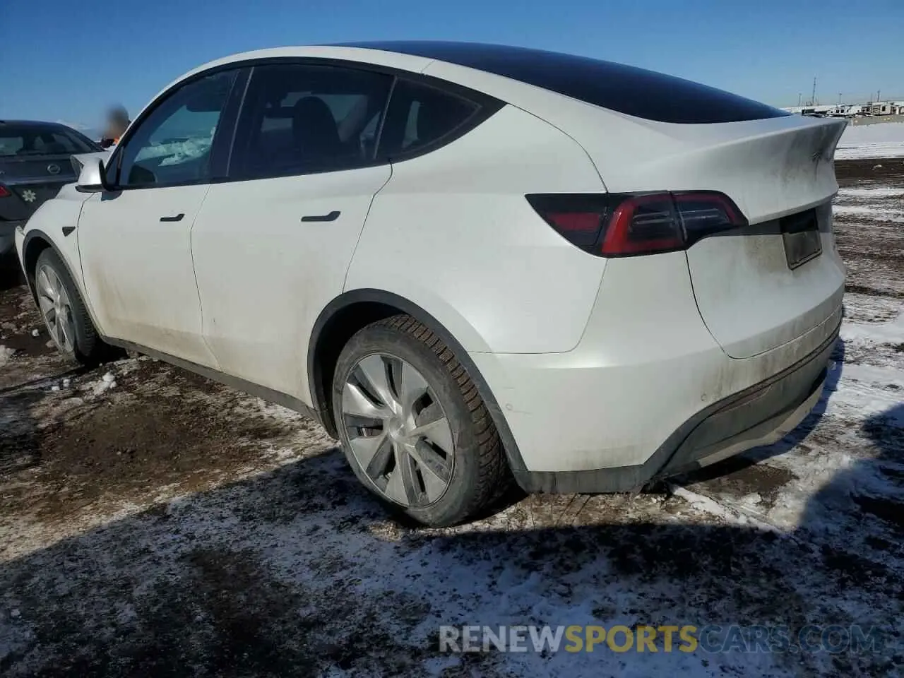 2 Photograph of a damaged car 7SAYGDEE1NA009664 TESLA MODEL Y 2022