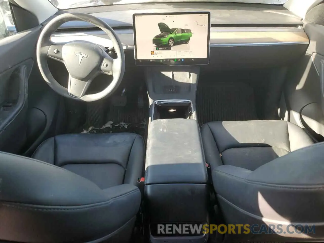 8 Photograph of a damaged car 7SAYGDEE1NA009664 TESLA MODEL Y 2022