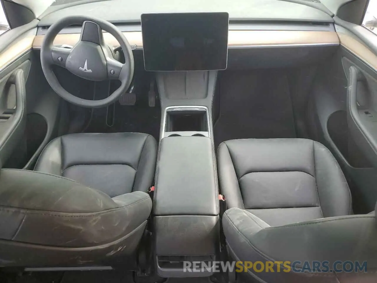 8 Photograph of a damaged car 7SAYGDEE1NA011141 TESLA MODEL Y 2022