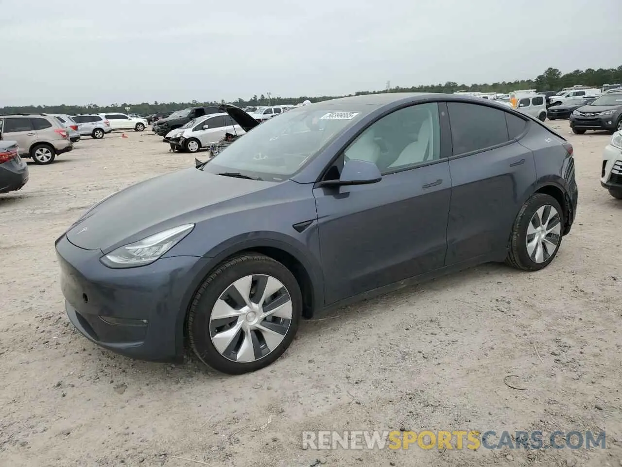 1 Photograph of a damaged car 7SAYGDEE1NF315198 TESLA MODEL Y 2022