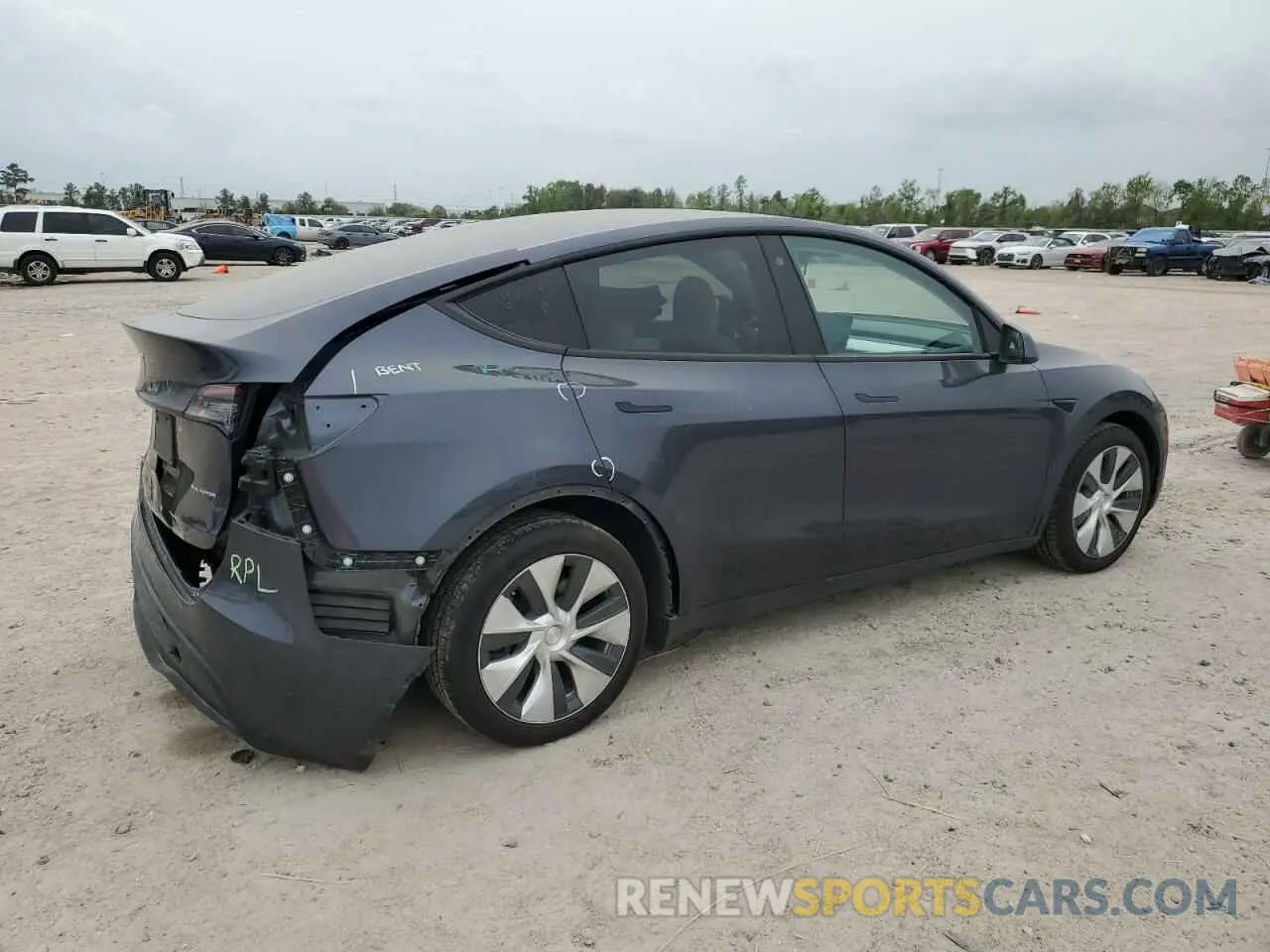 3 Photograph of a damaged car 7SAYGDEE1NF315198 TESLA MODEL Y 2022