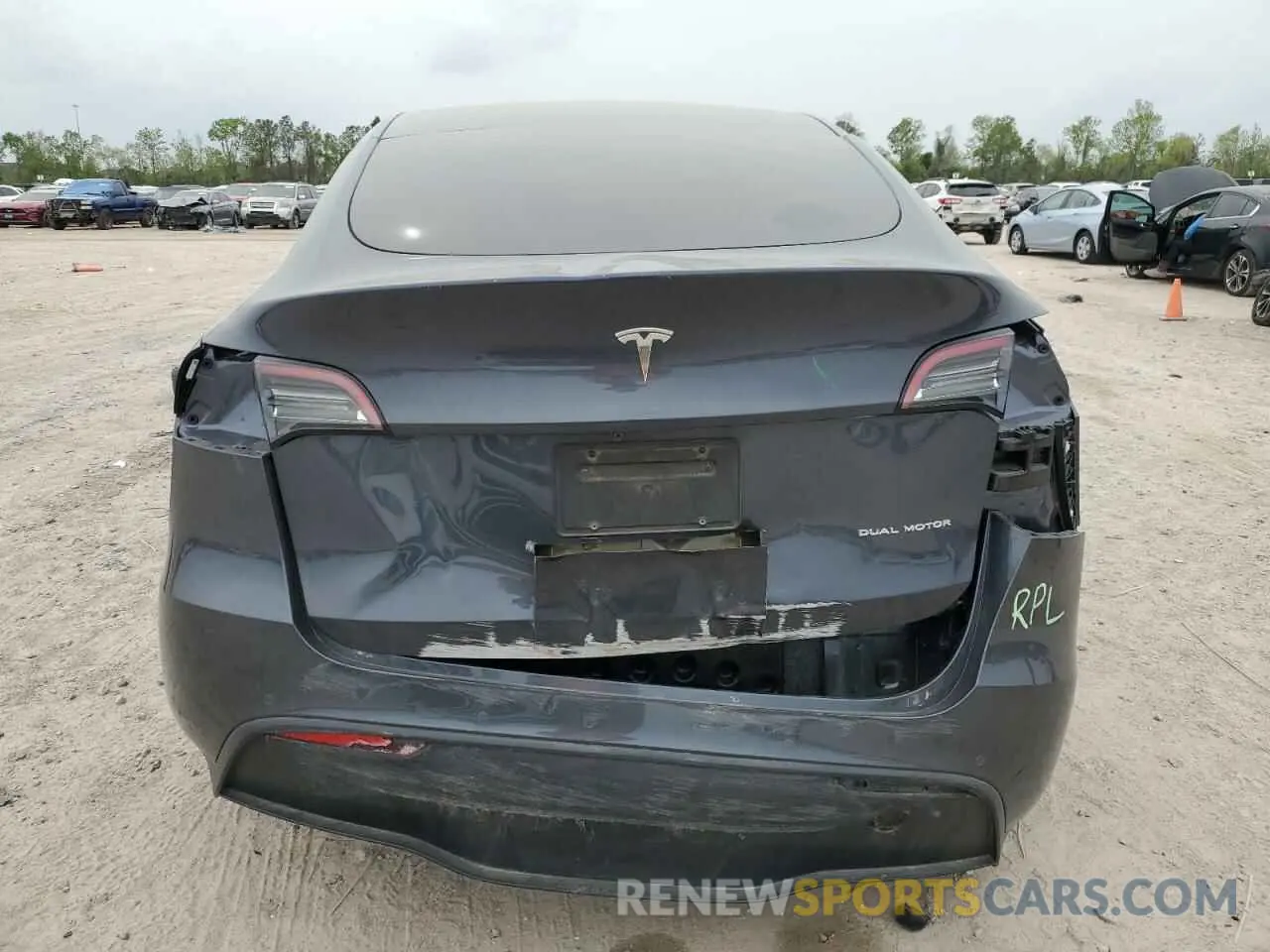 6 Photograph of a damaged car 7SAYGDEE1NF315198 TESLA MODEL Y 2022