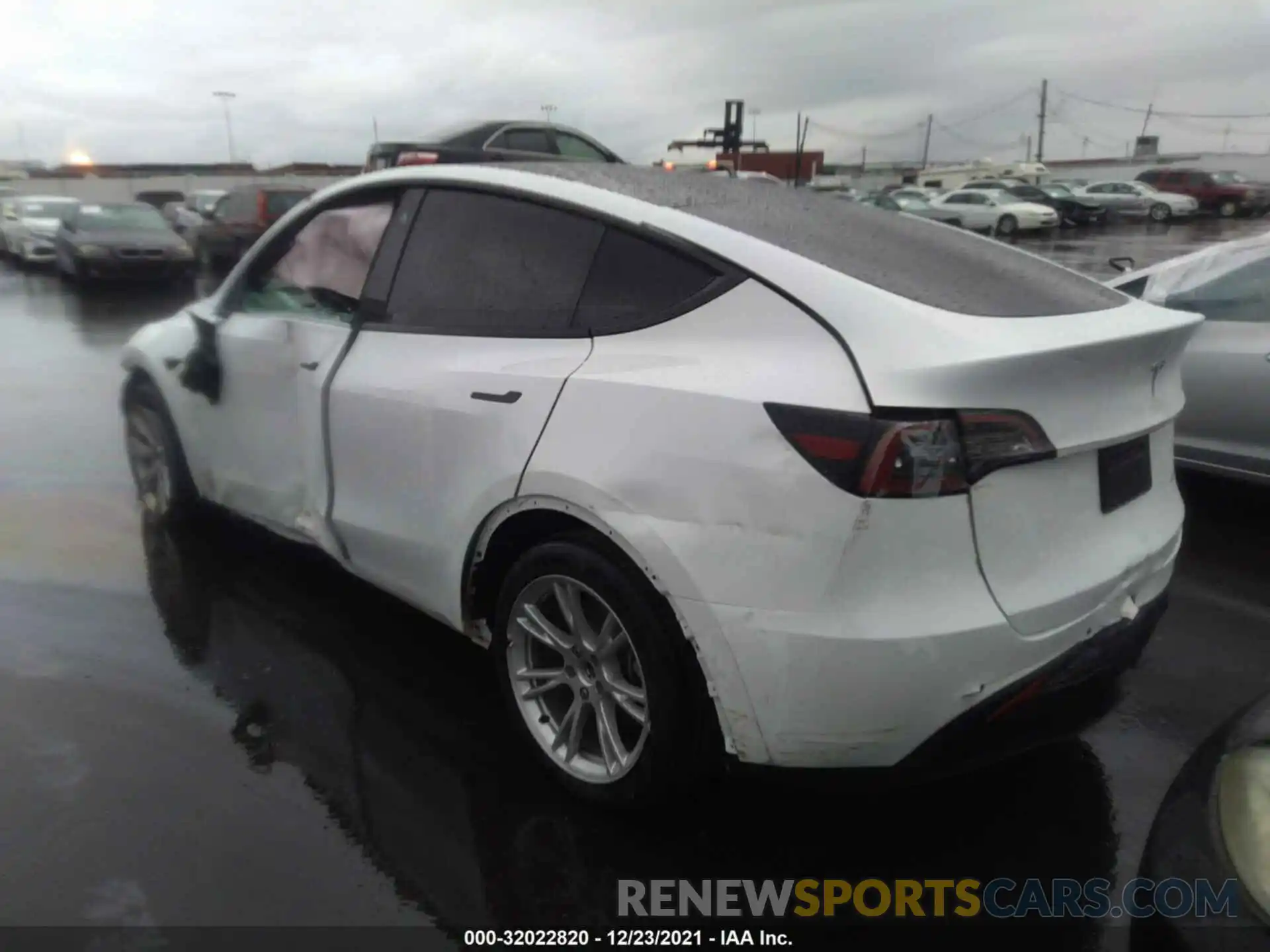 3 Photograph of a damaged car 7SAYGDEE1NF325004 TESLA MODEL Y 2022