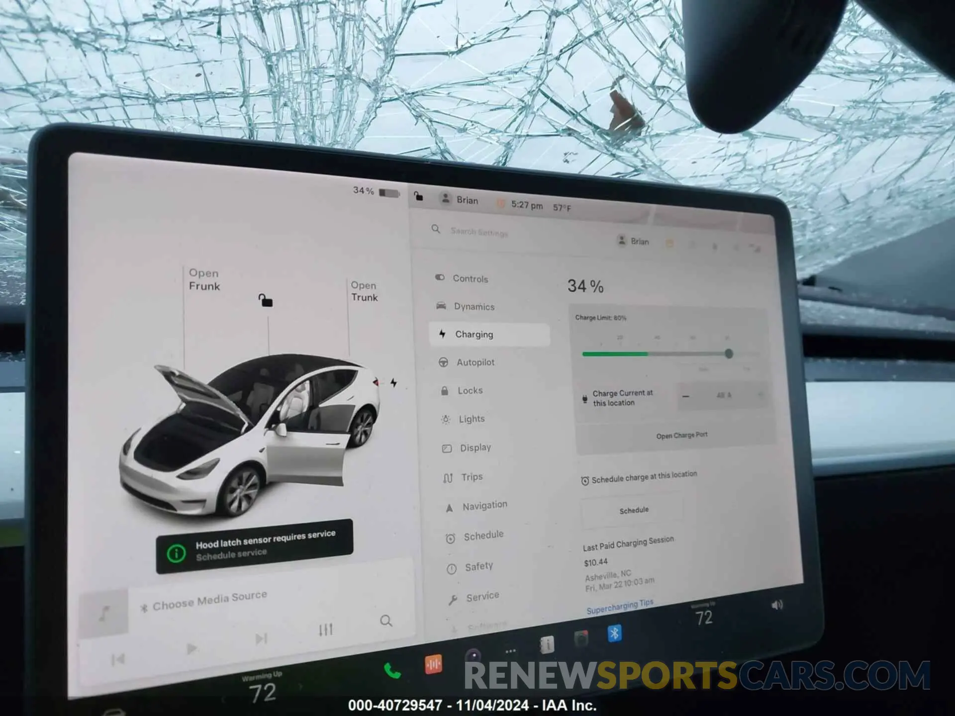 17 Photograph of a damaged car 7SAYGDEE1NF337878 TESLA MODEL Y 2022