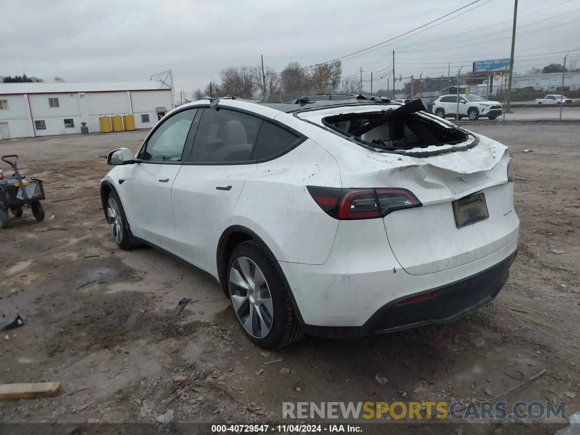 3 Photograph of a damaged car 7SAYGDEE1NF337878 TESLA MODEL Y 2022