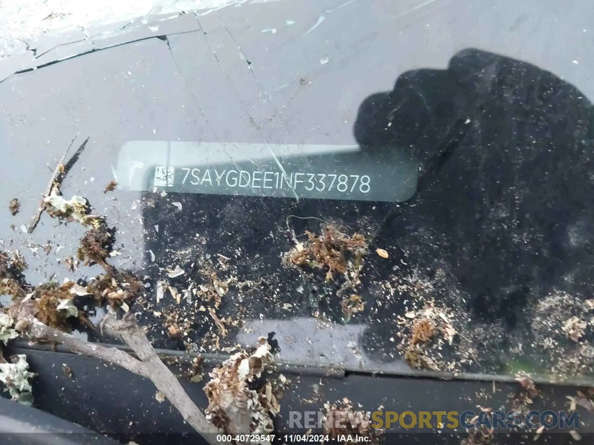 9 Photograph of a damaged car 7SAYGDEE1NF337878 TESLA MODEL Y 2022