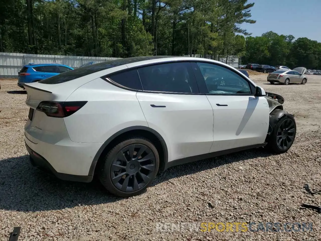3 Photograph of a damaged car 7SAYGDEE1NF354633 TESLA MODEL Y 2022