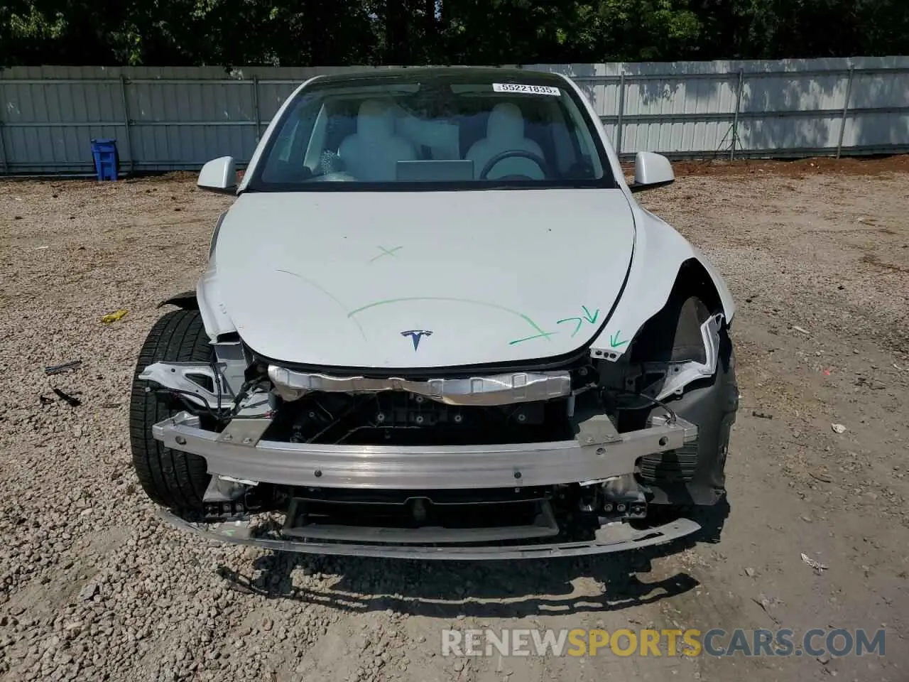 5 Photograph of a damaged car 7SAYGDEE1NF354633 TESLA MODEL Y 2022