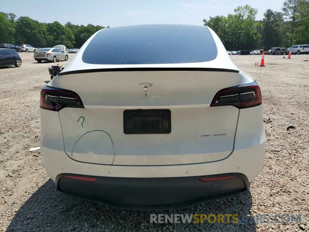 6 Photograph of a damaged car 7SAYGDEE1NF354633 TESLA MODEL Y 2022
