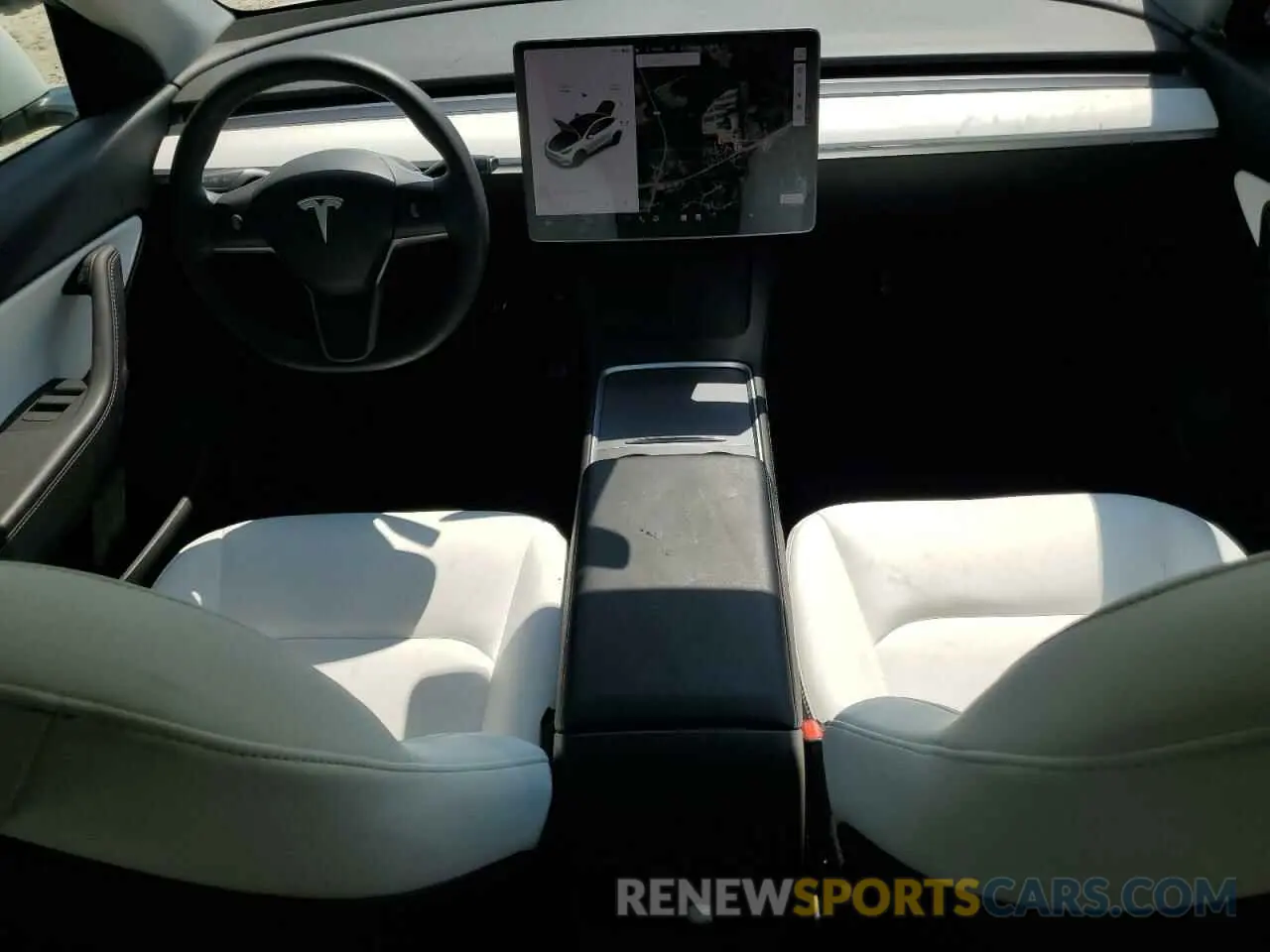 8 Photograph of a damaged car 7SAYGDEE1NF354633 TESLA MODEL Y 2022