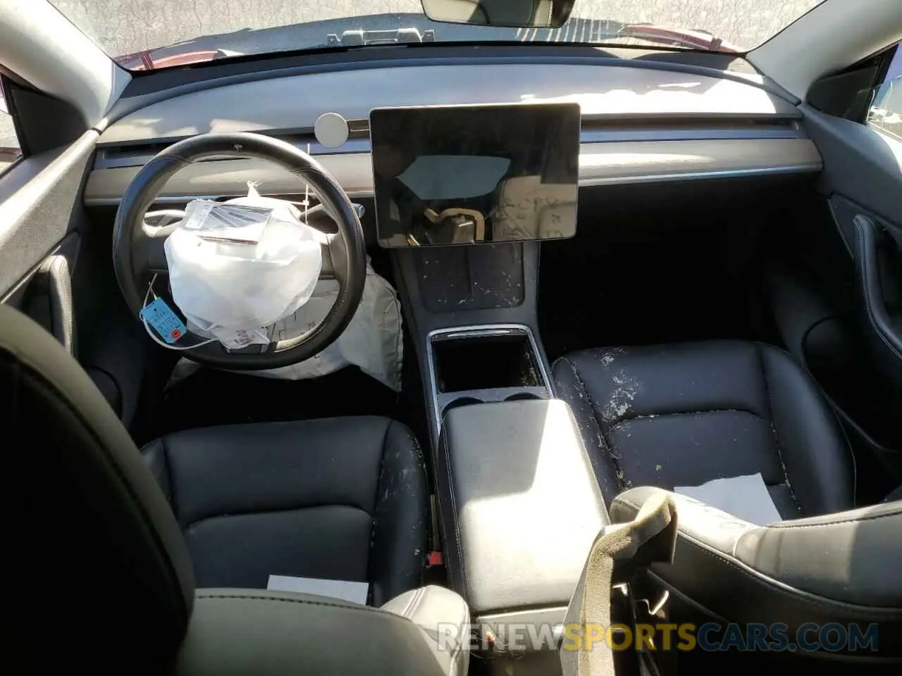 8 Photograph of a damaged car 7SAYGDEE1NF356222 TESLA MODEL Y 2022