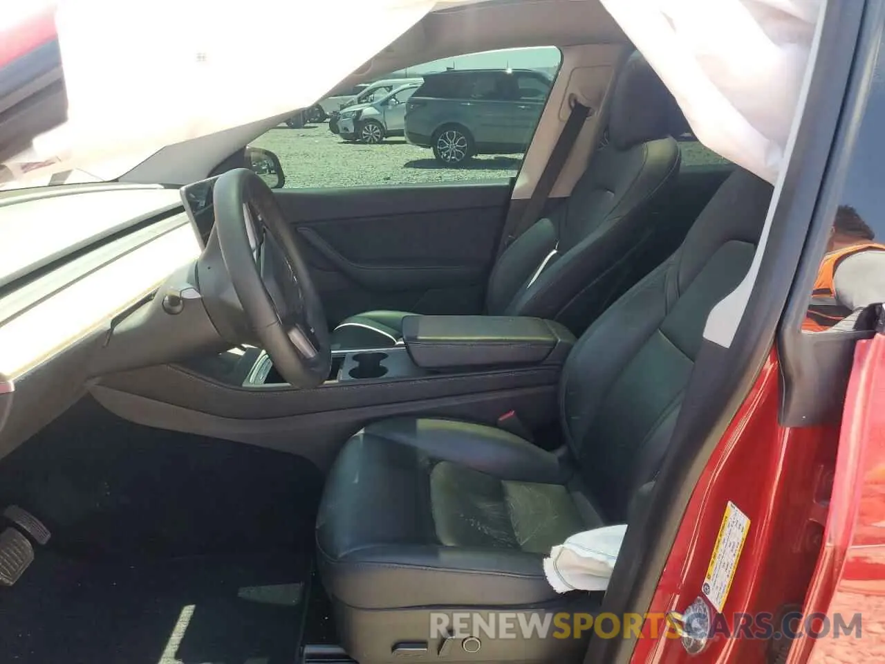 7 Photograph of a damaged car 7SAYGDEE1NF360058 TESLA MODEL Y 2022