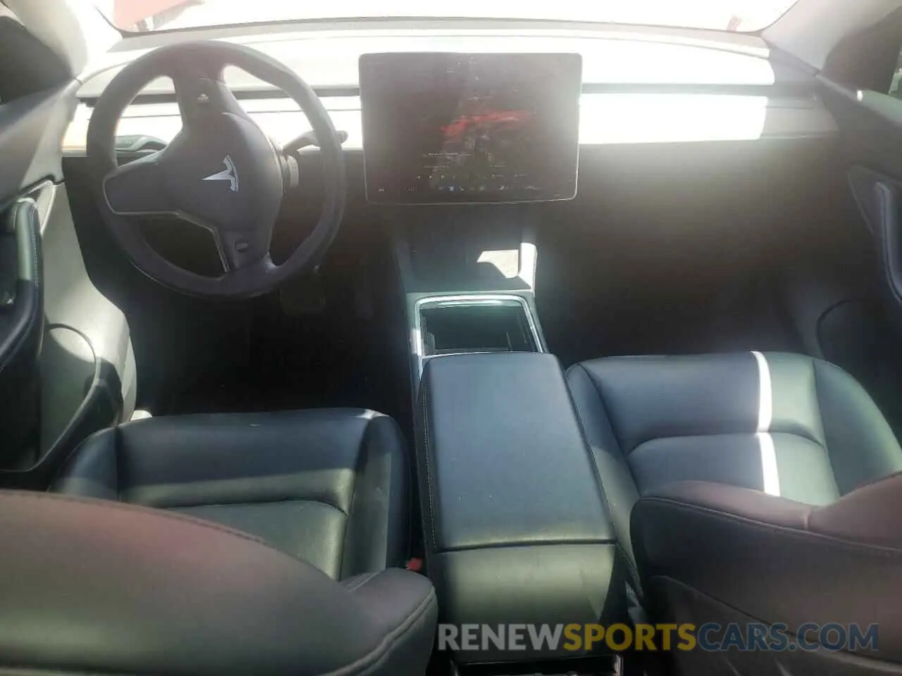 8 Photograph of a damaged car 7SAYGDEE1NF360058 TESLA MODEL Y 2022