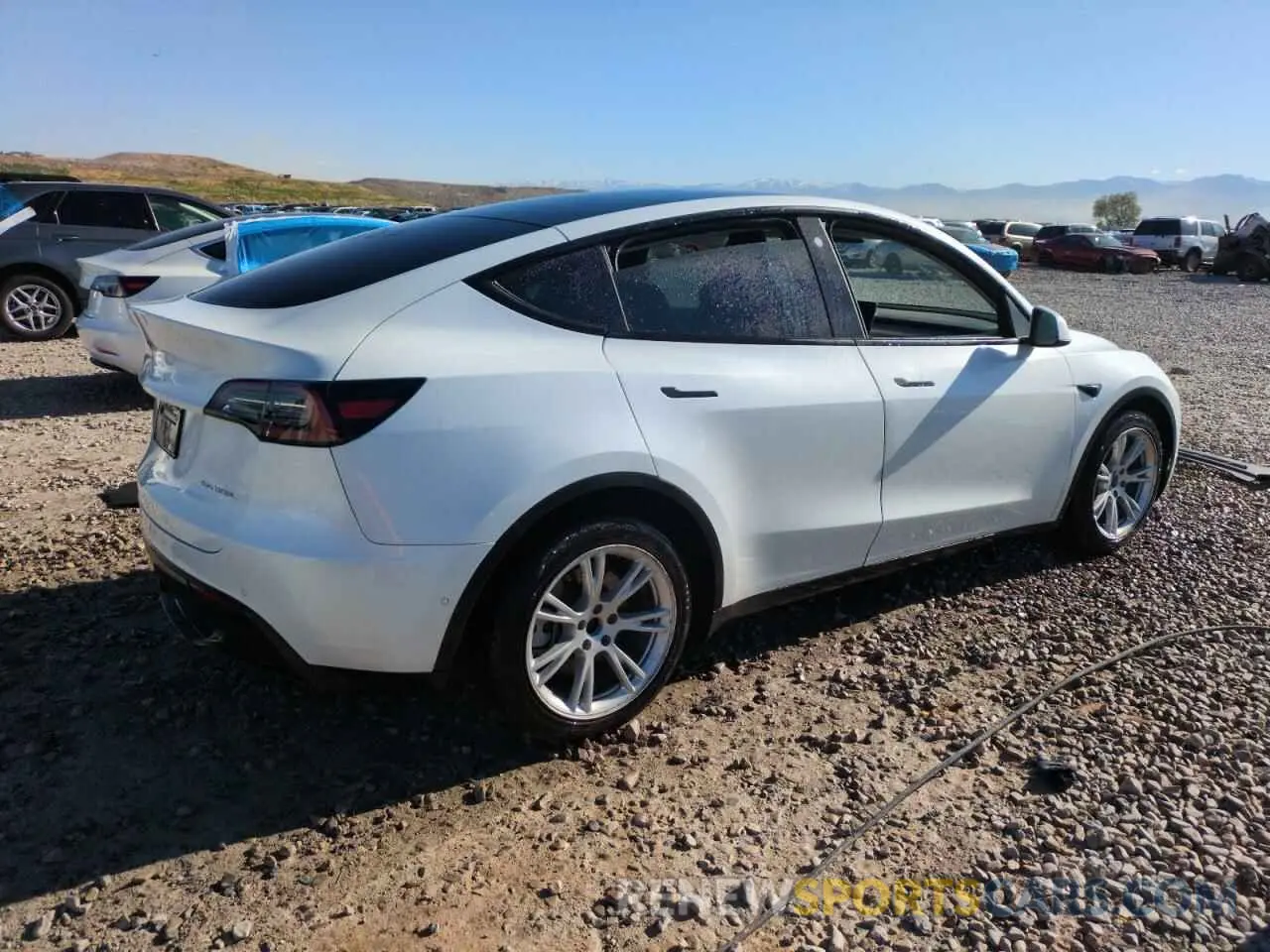 3 Photograph of a damaged car 7SAYGDEE1NF378026 TESLA MODEL Y 2022