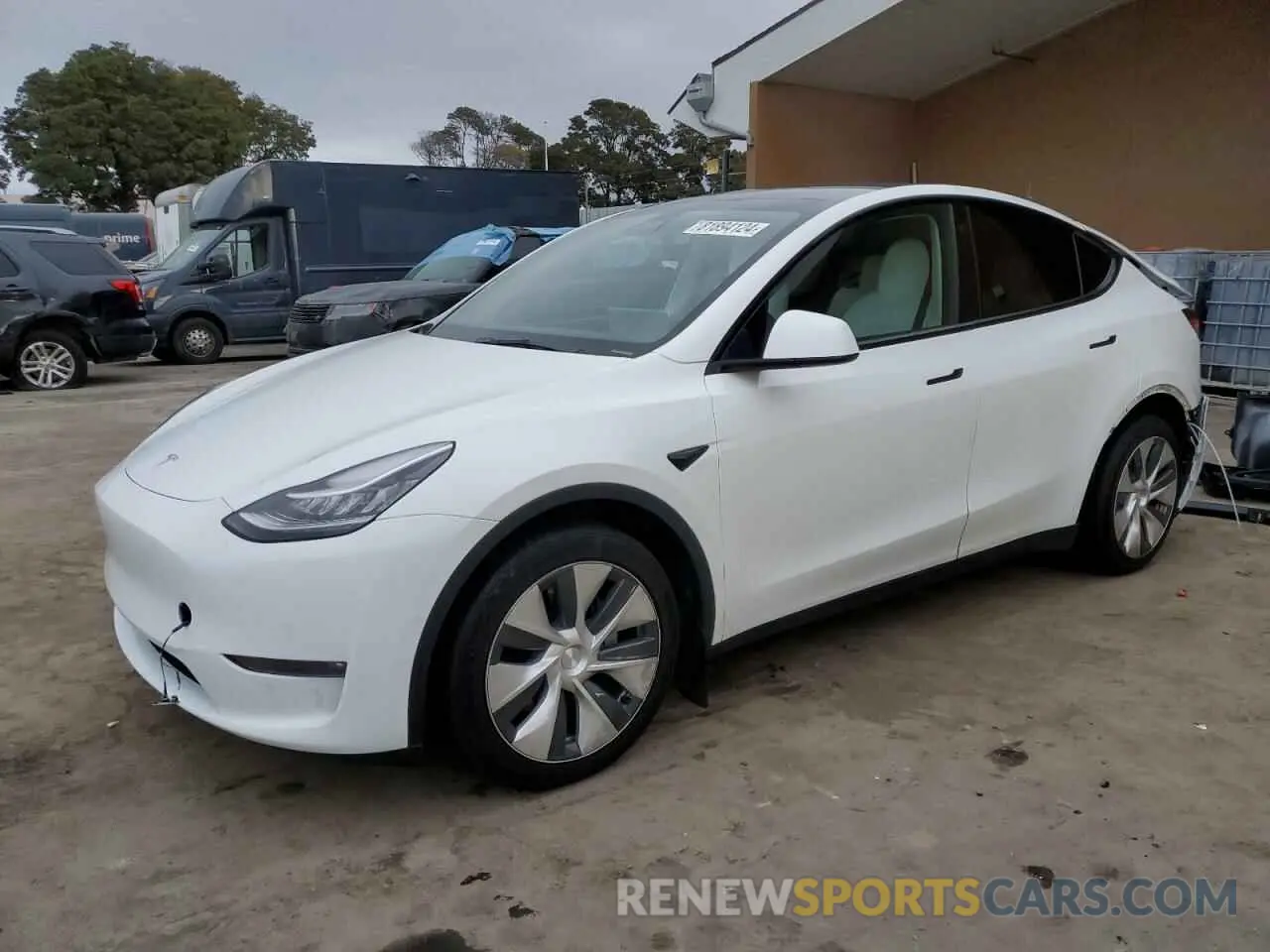 1 Photograph of a damaged car 7SAYGDEE1NF383386 TESLA MODEL Y 2022