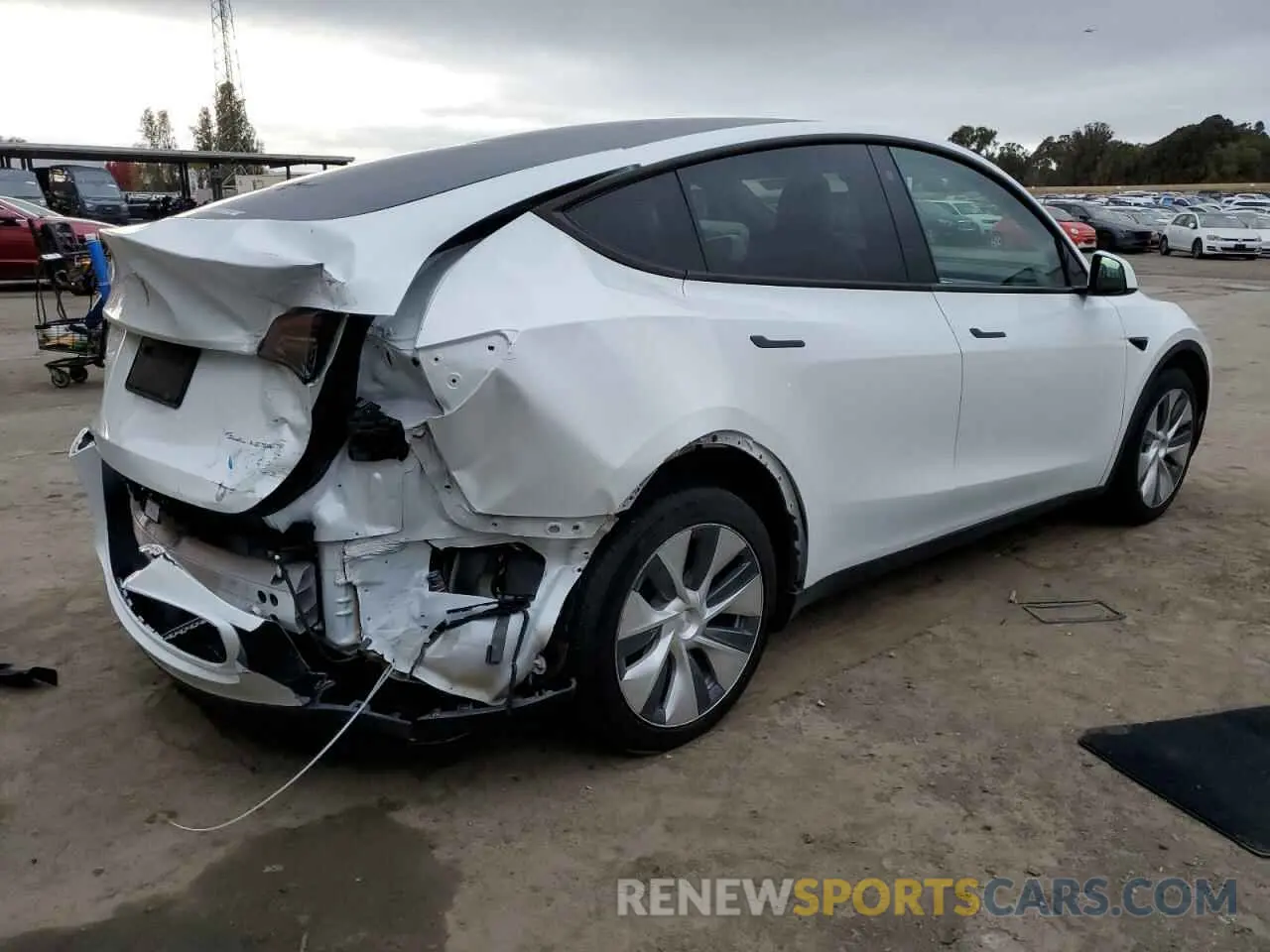 3 Photograph of a damaged car 7SAYGDEE1NF383386 TESLA MODEL Y 2022