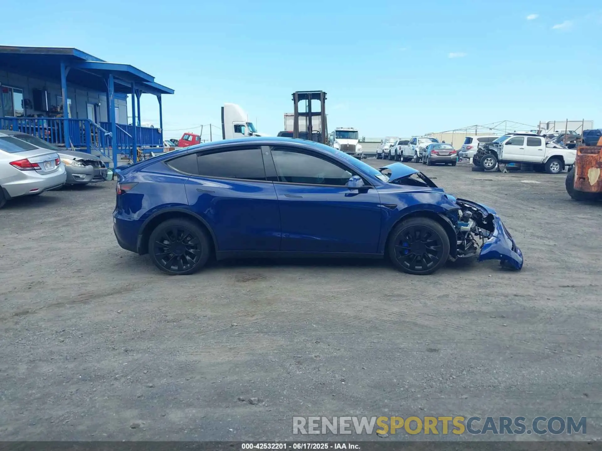 12 Photograph of a damaged car 7SAYGDEE1NF419321 TESLA MODEL Y 2022