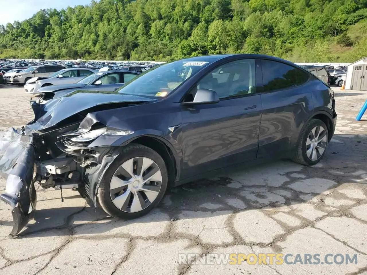 1 Photograph of a damaged car 7SAYGDEE1NF430383 TESLA MODEL Y 2022