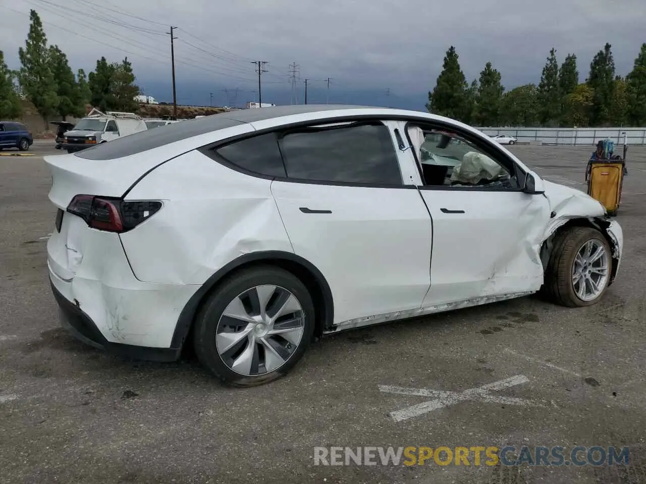 3 Photograph of a damaged car 7SAYGDEE1NF454229 TESLA MODEL Y 2022
