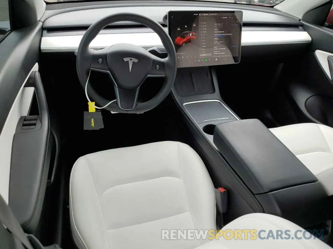 8 Photograph of a damaged car 7SAYGDEE1NF454442 TESLA MODEL Y 2022