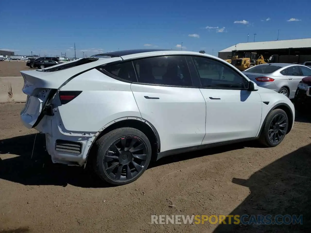 3 Photograph of a damaged car 7SAYGDEE1NF480278 TESLA MODEL Y 2022