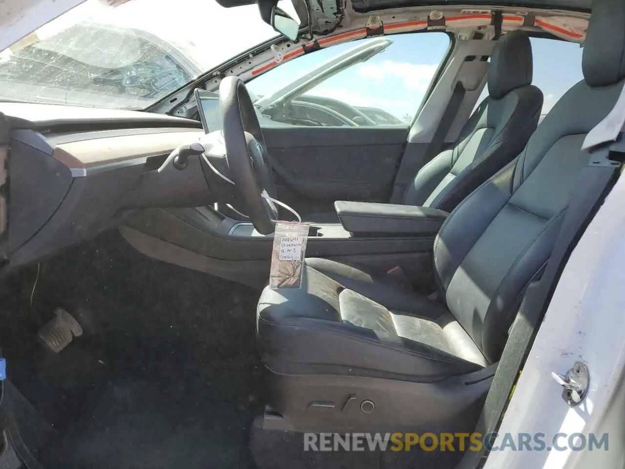 7 Photograph of a damaged car 7SAYGDEE1NF480278 TESLA MODEL Y 2022