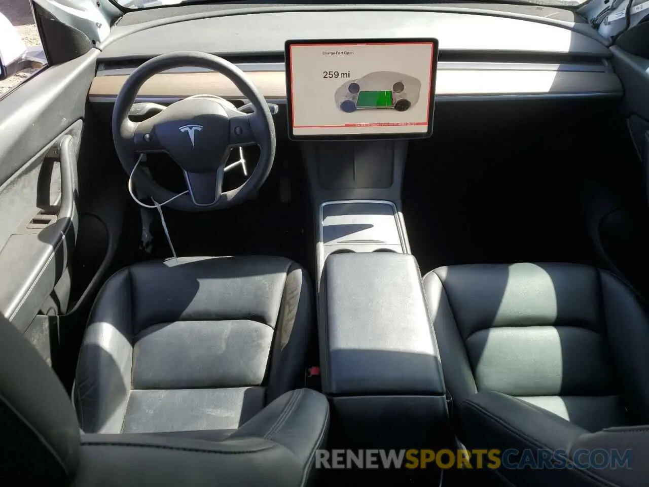 8 Photograph of a damaged car 7SAYGDEE1NF480278 TESLA MODEL Y 2022