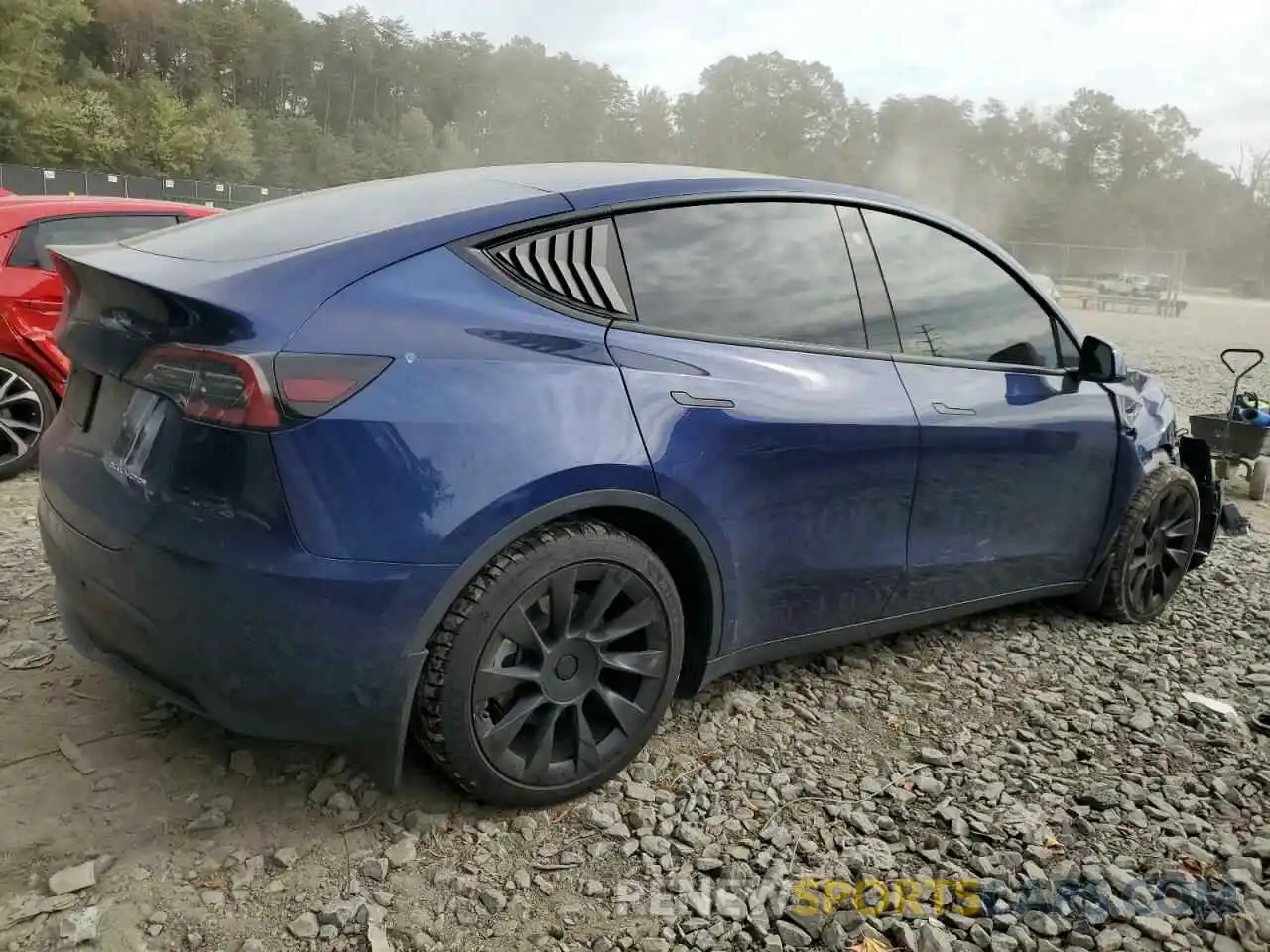 3 Photograph of a damaged car 7SAYGDEE1NF480653 TESLA MODEL Y 2022