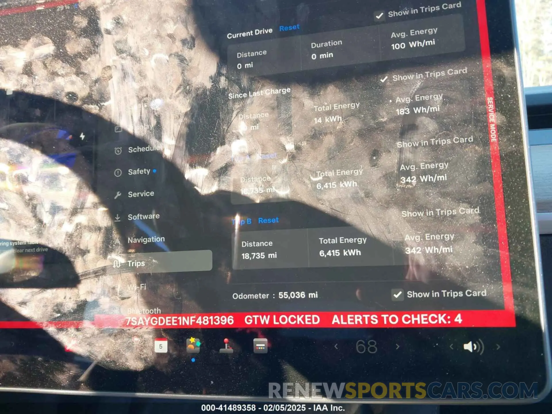 7 Photograph of a damaged car 7SAYGDEE1NF481396 TESLA MODEL Y 2022